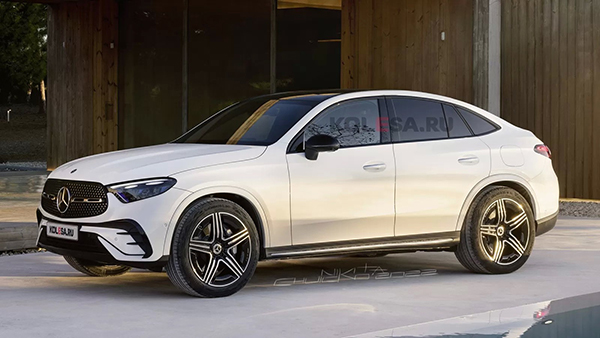 2023 Mercedes Benz Glc Coupe Gets Rendered Into Existence Mercedes